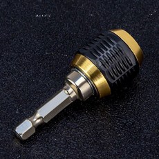 원터치 육각 비트홀더 연결대 육각비트연결대 원터치비트홀더 비트연장소켓, 1개