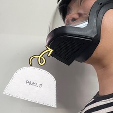 작업용마스크 안면보호대 보안면 가림막