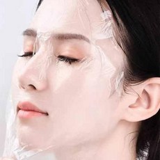 수분유지 얼굴 비닐팩 홈케어 피부 관리 마스크 랩 100매 안심소재, 단품, 1