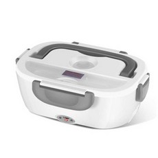 차량용 전자레인지 미니 차박 도시락 포터블 캠핑, 뉴 실버 그레이 (가정용 220v)