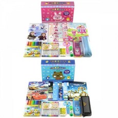 TBZ 초등 스마트 필수 종합 학용품세트 1호 문구세트 어린이집 유치원 단체 대량주문 행사 판촉물 _TCSh-A001, 여아용