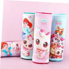 캐릭터필통 위시캣 원통 봉제필통-랜덤, 본상품