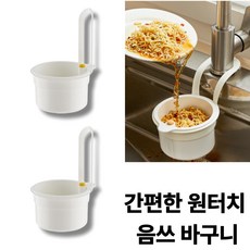 리틀유니즈 음식물 물빠짐 트레이 1+1 세트, 1세트, 화이트