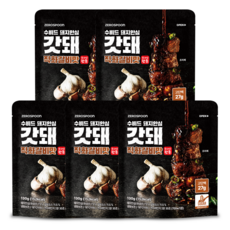 갓돼 무설탕 직화 수비드 돼지안심 직화갈비, 130g, 5개