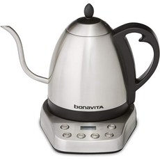 Bonavita 1公升 定溫細口電熱壺, 不鏽鋼底座