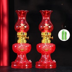 행복 웨딩 기념 이사 새 집 장식용 랜턴 부를 불러일으키는 불과 물, 1개, 9. 크리스탈 루이 [보트 램프] 배터리 4개 포함