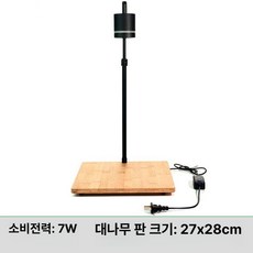 테라리움 조명 식물 이끼 빛 키트 정글플랜츠 DIY, 7W 27x28cm 대나무 판 조명, 1개, 기본 색상
