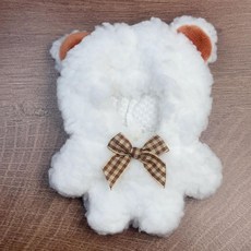 10cm 인형옷 토끼 곰돌이 점프수트 솜인형 후드