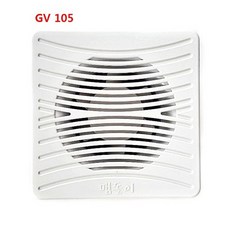 환풍기 맴돌이 욕실 주방 저소음 업소용 가정용, 국산 GV-105 1개