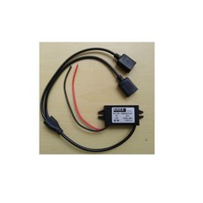 直流降壓模組 輸入8-22V 輸出5V/12V 車充 雙USB接口, 1個