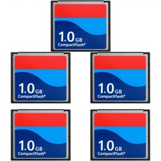 5팩 1GB 컴팩트 플래시 메모리 카드 고속 디지털 카메라 카드 산업용 등급 카드5팩, 5팩 1GB 콤팩트 플래시 메모리 카드 고속 디지털 카