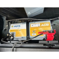 VARTA AGM 105Ah BMW汽車電池，適用怠速熄火車, 1個