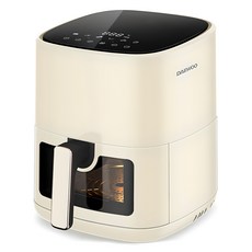 304不鏽鋼氣炸鍋 4.5L, 奶油色, DEF-SF4500