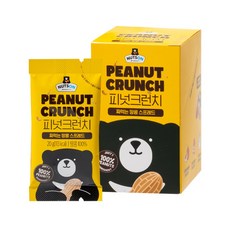 [넛츠온]넛버터 스프레드 스틱 피넛크런치, 1박스, 200g