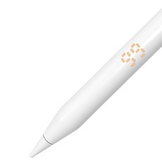 適用於 iPad 的 Silk Pencil V3 Stylus 智能觸控筆, 白色的, 1個