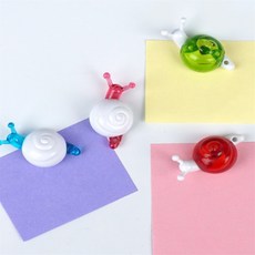 알콩달콩 달팽이 자석 10개 컬러자석, 분홍