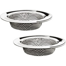 시터리 2PCS 주방 싱크대 스트레이너 배수 바구니 4.5인치 스테인리스 스틸 음식 찌꺼기 캐처 액세서리 필수, Sink Strainers &