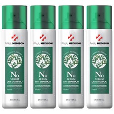 폴메디슨 시그니처 노세범 드라이 샴푸 그린블라썸향, 4개, 211ml