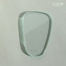 투명 파데 블렌딩 파레트 파운데이션 네일아트 베이스 믹싱 팔레트 메이크업 스파츌라 믹싱팔레트, 1개, 사다리꼴