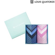 루이까또즈 2DHA601_2P 손수건 오르떼코튼 핑크_블루 2P하드케이스 YXJ997 YOZ226