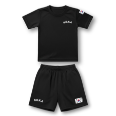MACCI KIDS (마찌 키즈) ROKA 코리아 아미 기능성 어린이 로카 반팔 반바지 상하복 세트 (정품)