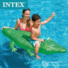 INTEX 龍蝦造型充氣座騎 213x137cm, 1個, 鱷魚168x86cm