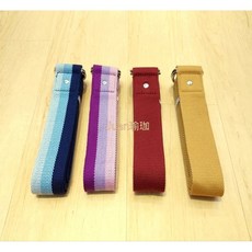 加厚款瑜伽伸展帶250cm三色可選，輔助伸展提升柔軟度, 紫混色, 1個