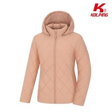 콜핑 콜핑 여성용 동계 웰론 후드 탈부착형 경량 패딩 자켓_SC