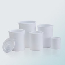PTFE 비커 F4 비커 용량 30ml 50ml 100ml 200ml 250ml 500ml 실험실용 산성 알칼리 저항 측정 컵 1개, 04 1000ml