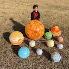 태양계 행성 모형 장식 홈 과학 선물 감성 교구 장난감 지구 세트 구슬 소품 키트, 행성 10개(태양 제외)