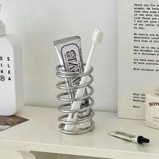 스텐레스 칫솔거치대 욕실용 칫솔홀더 칫솔꽂이 홀더s.k, 스프링홀더, 1개, 1개