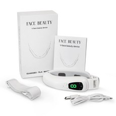 FACE BEAUTY V臉部美容儀 震動按摩儀 紅藍光家用嫩膚儀, v臉點灸按摩儀