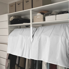 담은보자기 순면 드레스룸 하프 행거커버 유아 행거가리개, 1개, 1개입