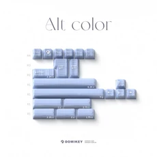 Domikey Hush 체리 프로파일 abs 더블샷 세미 백라이트 키캡 mx 키보드 포커 87 104 xd64 BM60 퍼플, 01 DMK Hush AltSpace
