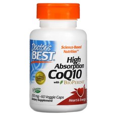 Doctor's BEST High Absolution輔酶Q10素食膠囊 200mg, 60顆, 1罐