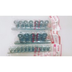 文件夾板夾, 銀, 1套