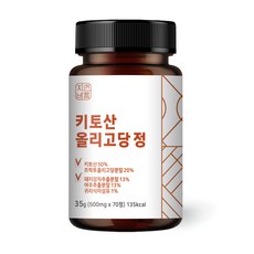 자연바름 순도 100% 키토산 올리고당 가루 분말 정, 70정, 1개