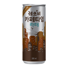 레쓰비 카페타임 라떼 캔커피, 240ml, 30세트