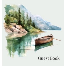 (영문도서) Guest book (hardback) comments book guest book to sign vacation home holiday home visito... Hardcover, Lulu and Bell, English, 9781839903977
