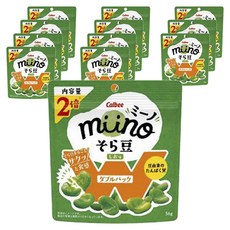 Calbee 卡樂比 Miino鹽味蠶豆, 12包, 56g