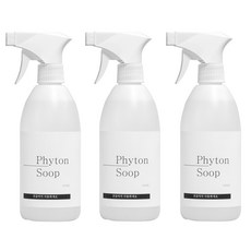 피톤숲 피톤치드 편백수 스프레이 리필형 원액, 3개, 500ml