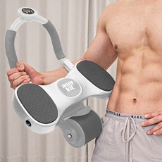 아이언빅 플랭크 ab슬라이드 코어 복근운동기구 2휠 더블, 플랭크ab, 2휠 그레이