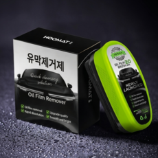 후맷 일체형 스폰지 유막제거제 + 장갑, 1세트, 150ml