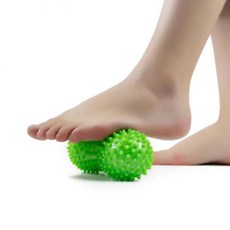 돌기형 땅콩 안마 마사지공 1p 등마사지 지압 땅콩볼, GS0300116C 그린, 1개