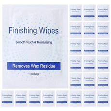 왁스 오일 팩 간편 제거 물티슈 살롱 왁싱 후 바디 마무리 제모용 클린 웻 와이프, 기본, 1개