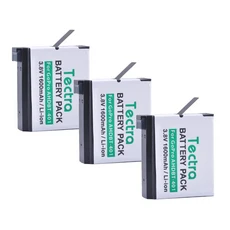 쿠쿠스토어 AHDBT-401 Hero 4 리튬 이온 배터리 및 LED C타입 충전기 고프로 HERO 블랙 실버, 05 3 batteries