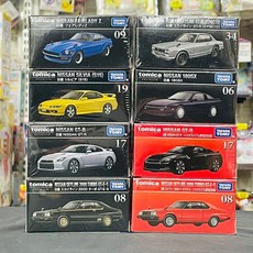TOMICA 日產 模型車, 1個, 黑盒 08 SKYLINE 2000