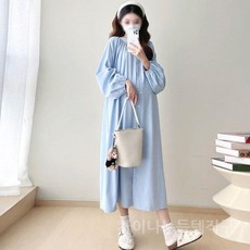 임산부 레이어드 롱원피스 임부복 투피스 26년