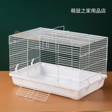 籠子 鐵絲網籠 倉鼠籠 蘆丁雞籠 大別墅籠, 1個, 47基礎籠+卡扣,藍色裸籠