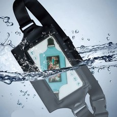 허리 방수팩 스마트폰 힙색 크로스백 물놀이 워터파크